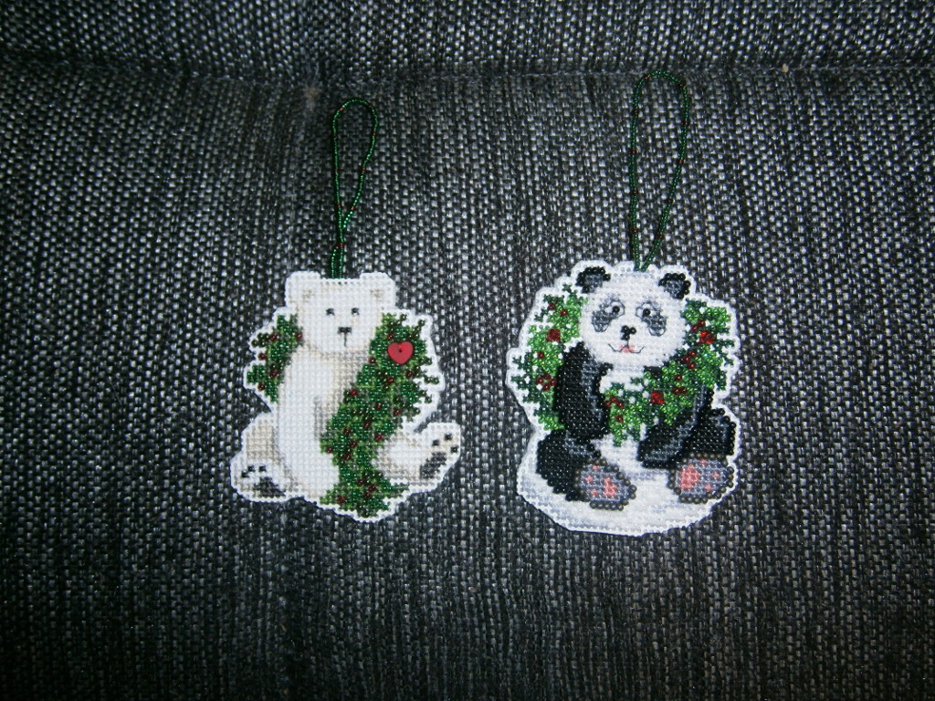 Mill Hill Polar Bear and Panda