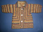 Baby Surprise Jacket - Brown/Yellow by Fusainne