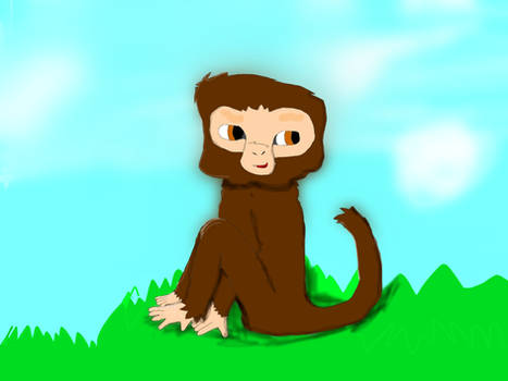 First Ever Monkey Drawing!