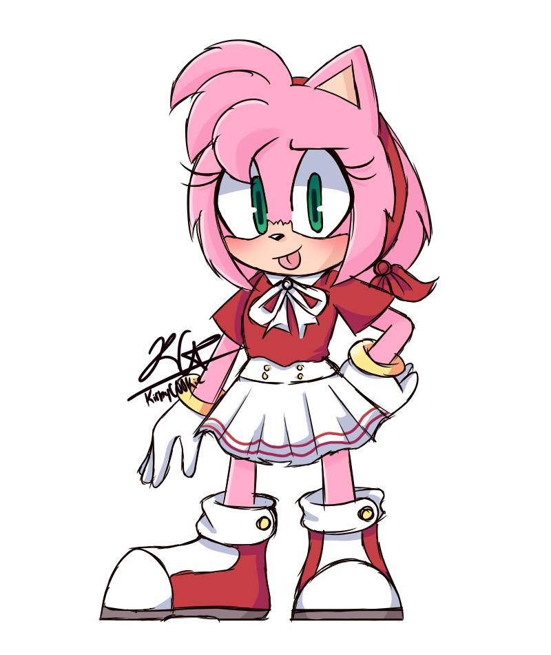 Amy movie design, Sonic the Hedgehog