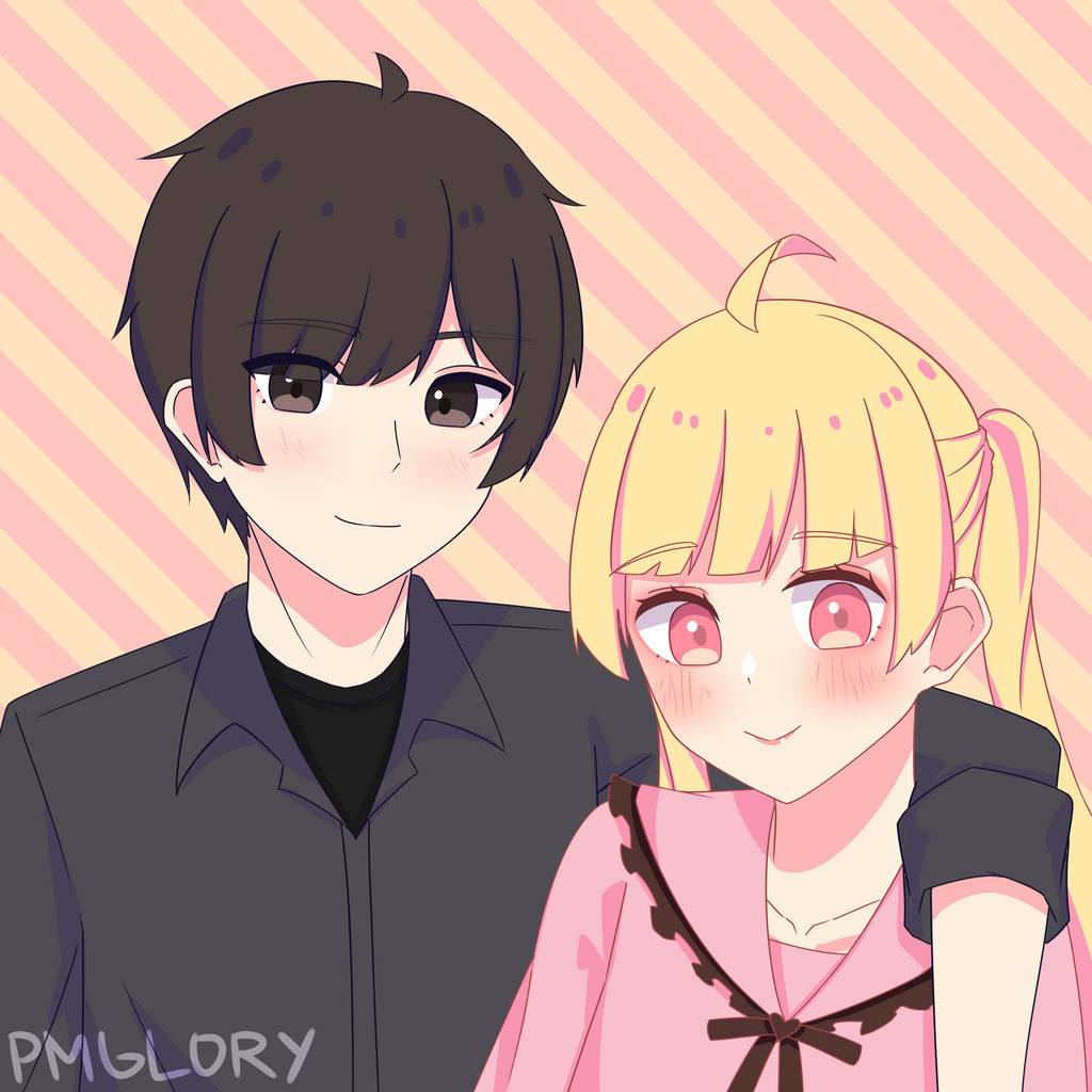 Anime Couple Artwork by PMglory on DeviantArt