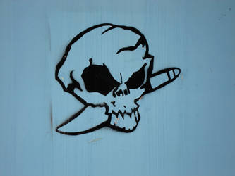 Skull Stencil