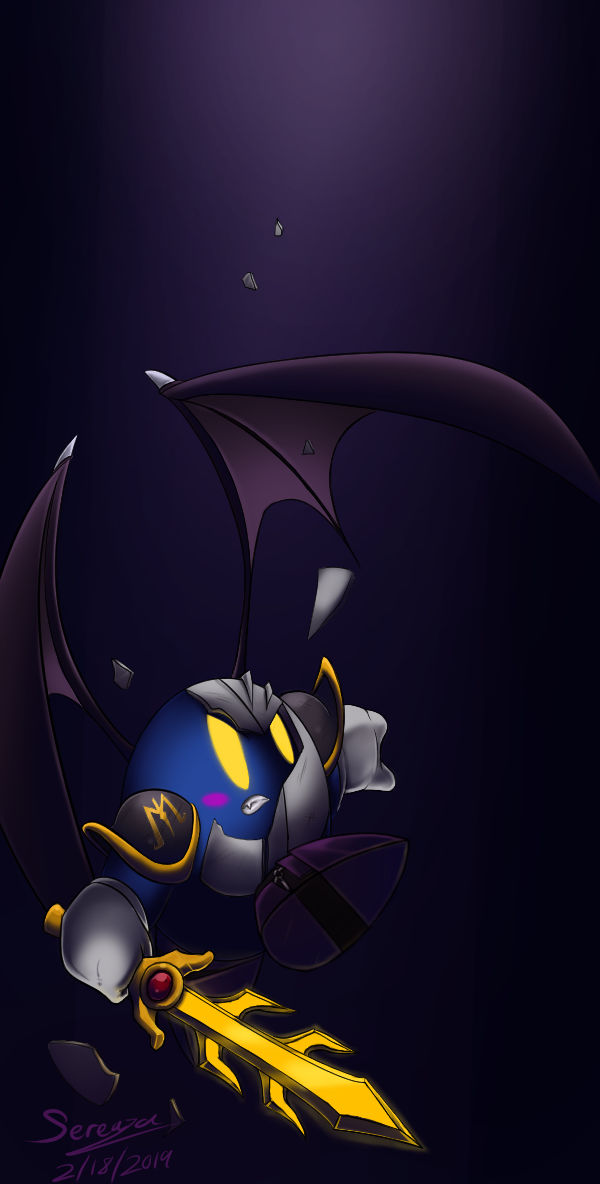 Meta Knight Shattered mask by Sereaza on DeviantArt