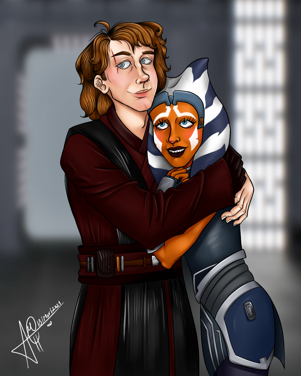 Anakin Skywalker And Ahsoka Tano Clone Wars By AndreaHilton On DeviantArt anakin-skywalker-and-ahsoka-tano-clone-wars-by-andreahilton-on-deviantart