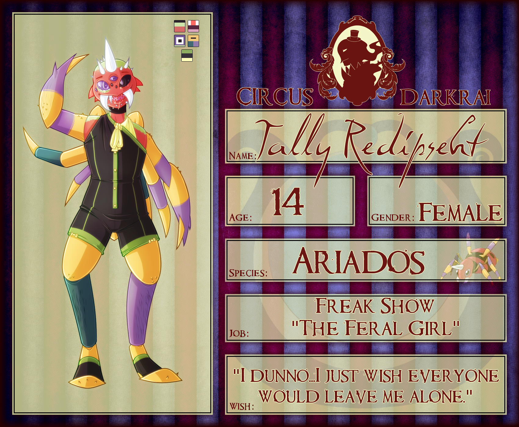 Circus Darkrai: Tally Redipseht : App