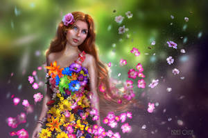 Flower Nymph by BrietOlga Flower Nymph by BrietOlga