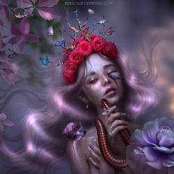 Violica The Lilac Garden's Fairy - NEW WORK! by BrietOlga