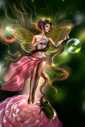 Nessinia the Fairy - NEW WORK! by BrietOlga