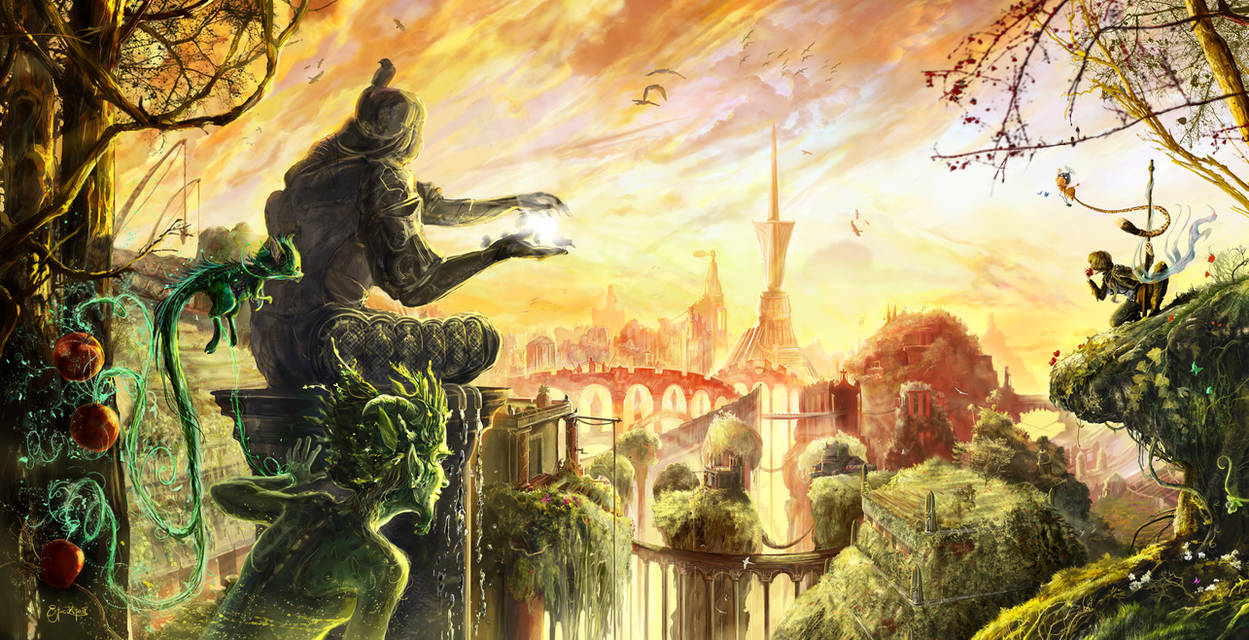 Hanging Gardens of Babylon by ertacaltinoz
