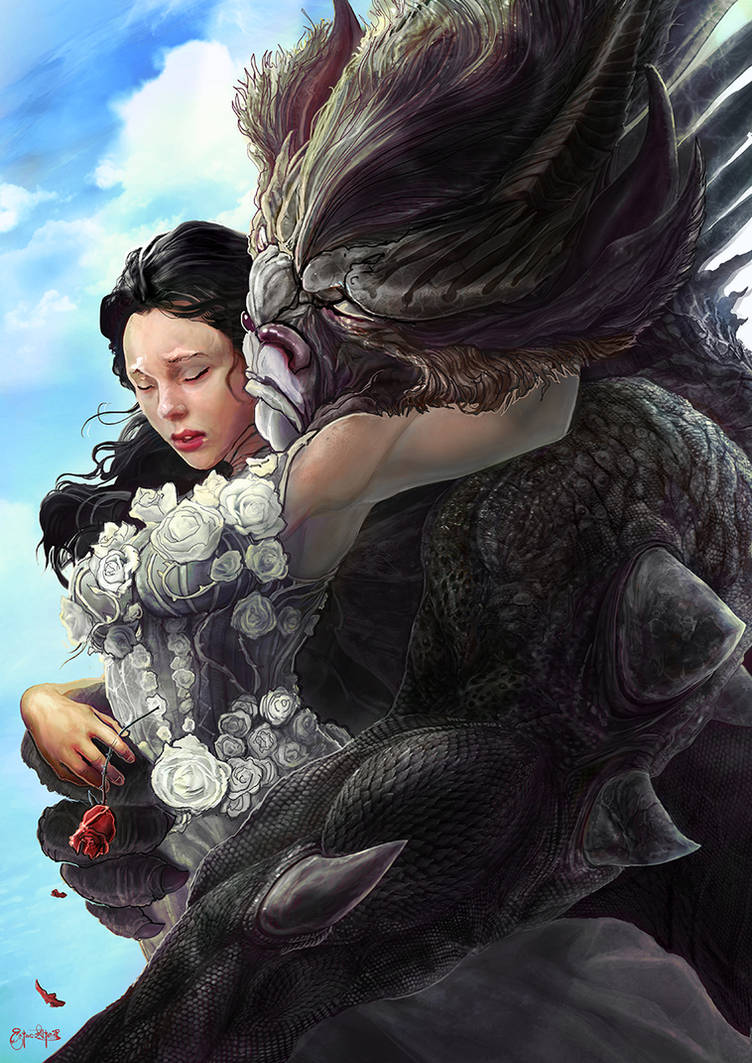 Отверженная невеста дракона или ведьма. Ertac Altinoz. Девушка и дракон. Девочка и дракон.