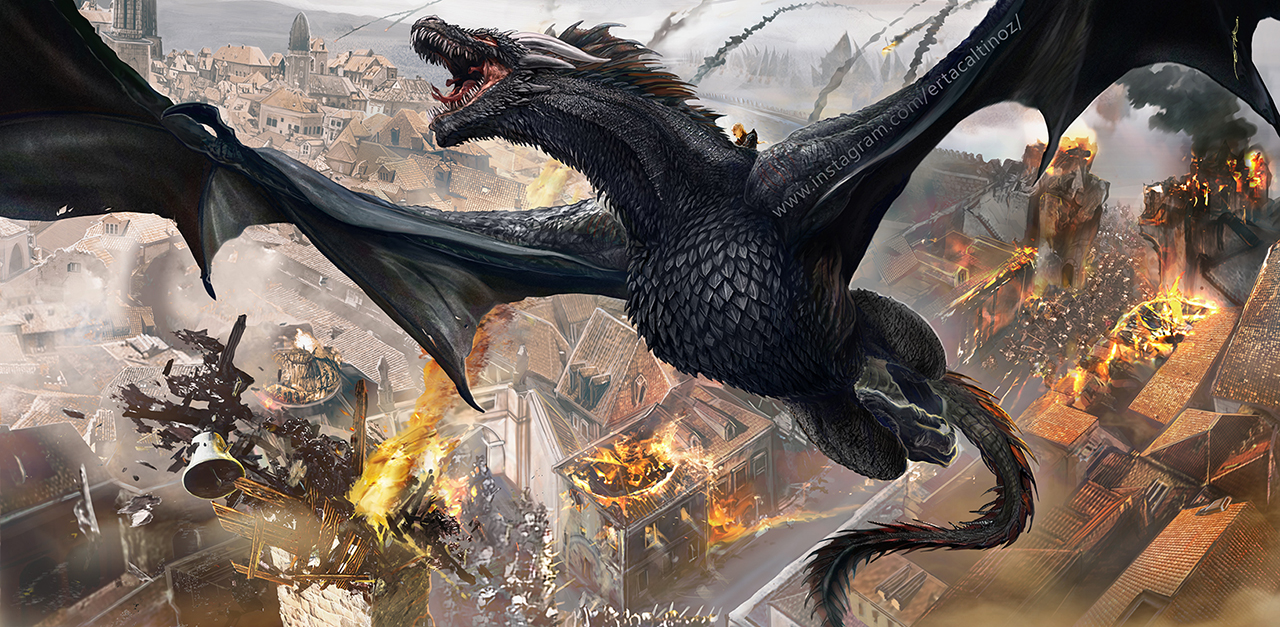 Fire And Blood by ertacaltinoz