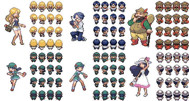 Pokemon Trainer Overworld Sprite Base