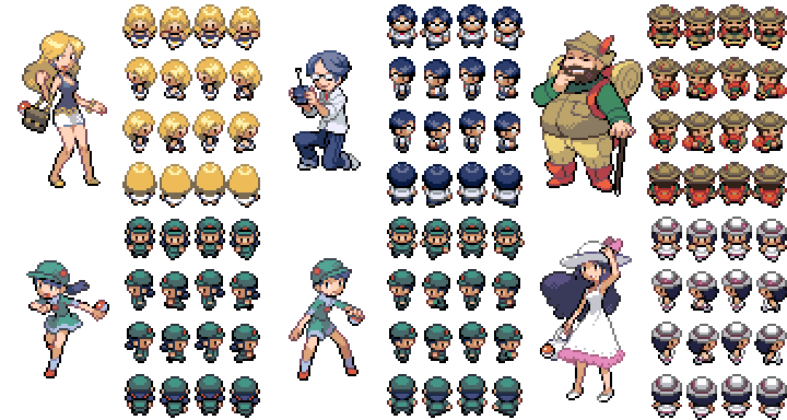 Pokemon Trainer Sprites Gen 3.