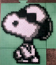 Cool Shades Snoopy Perler