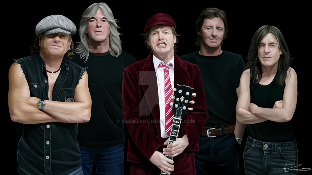 AC/DC digital painting by babisZArt on DeviantArt