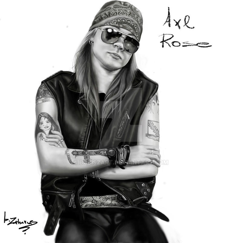 Axl Rose digital portrait