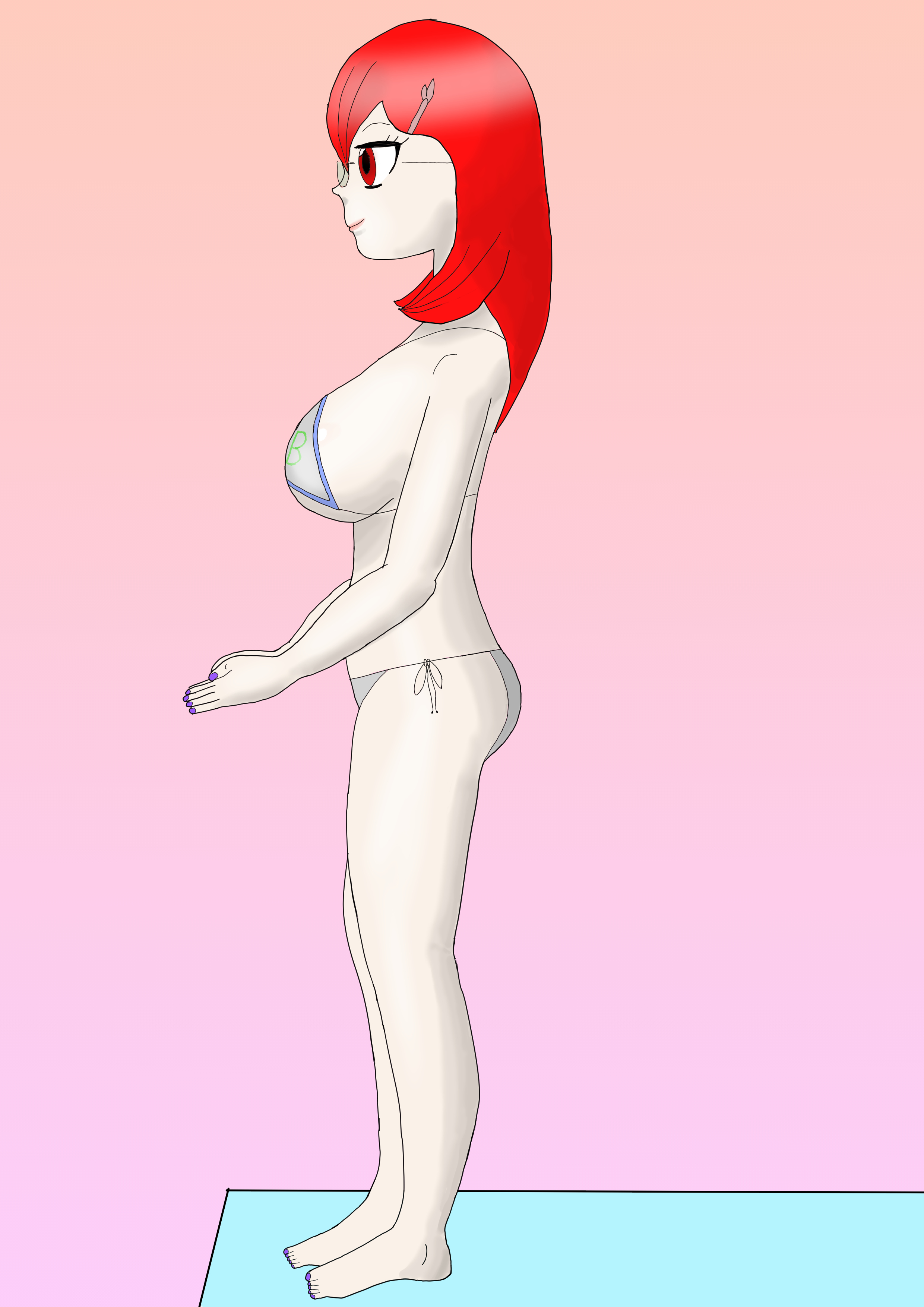 Pyrrha trying out other bikinis, started 03.12.15