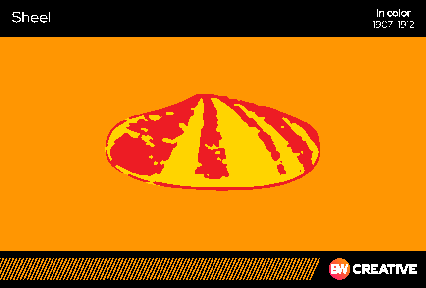 Colored: Sheel logo 1907-1912 by WBBlackOfficial on DeviantArt