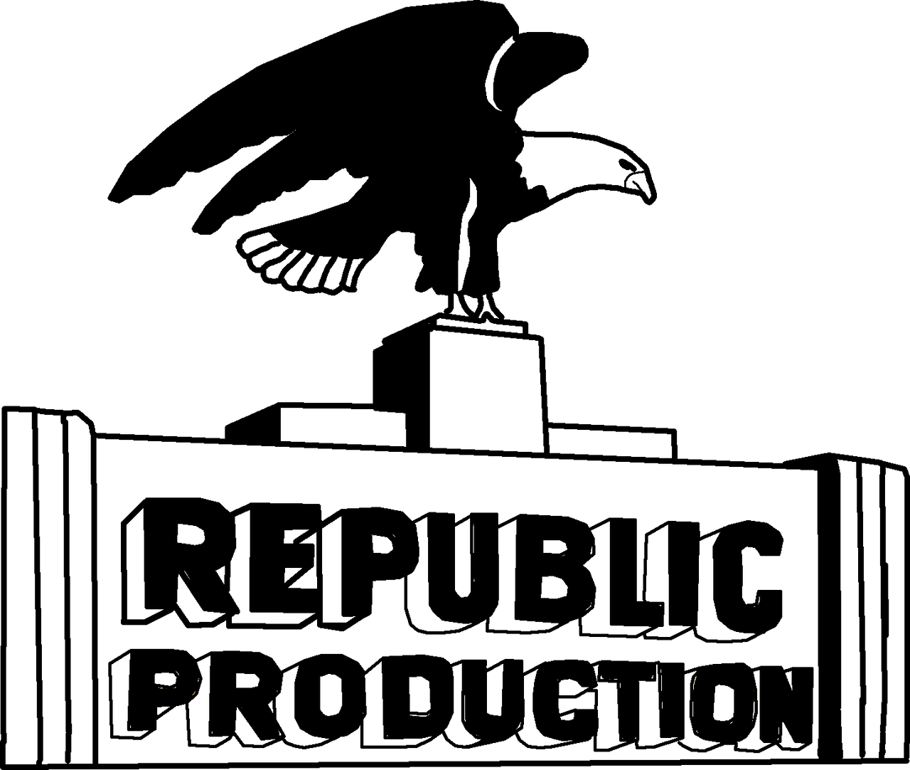 Republic Production logo 1947-1950 by WBBlackOfficial on DeviantArt
