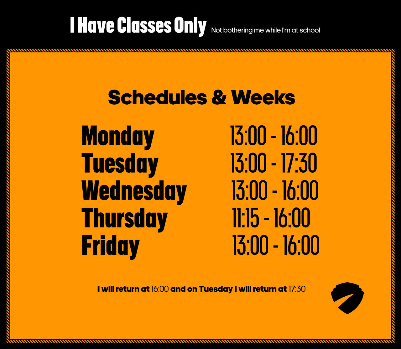 Have Classes I have classes only by BlackWBOfficial on DeviantArt