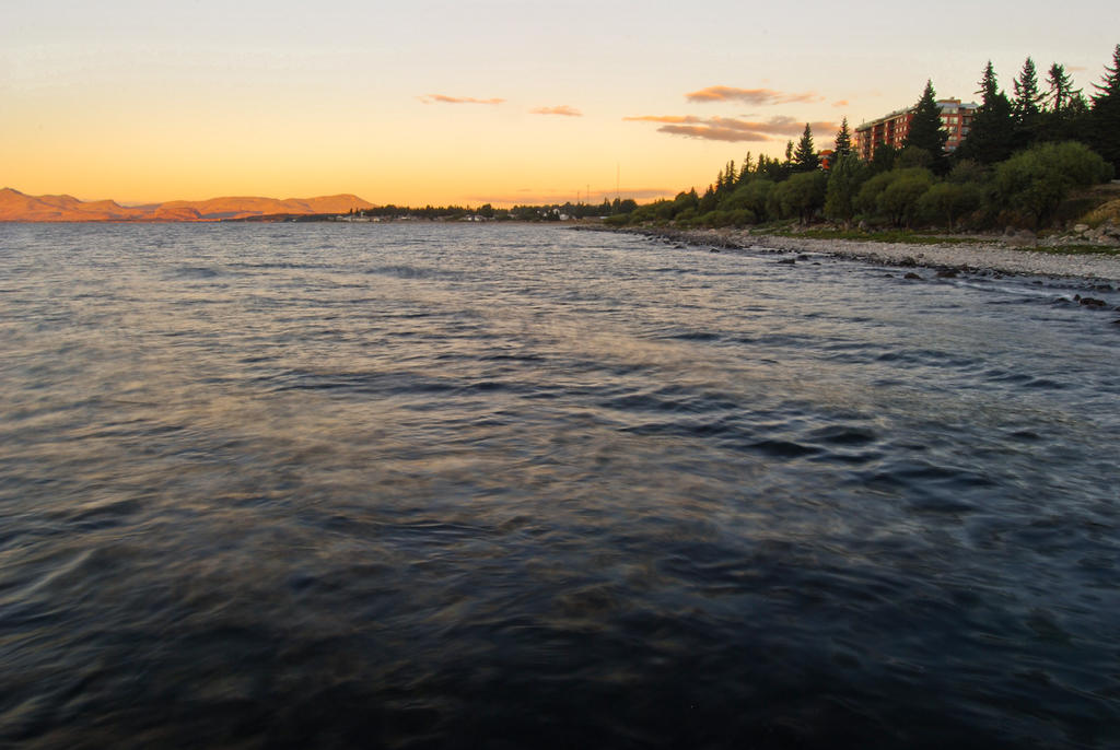 Nahuel at sunset