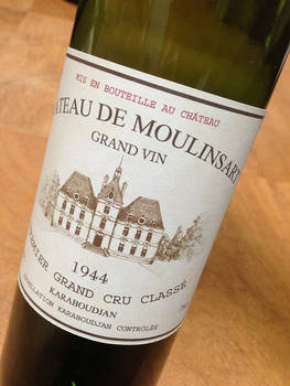Today's wine  Moulinsart!