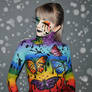 Rainbows and butterflies - Body paint