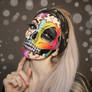 Rainbow Puzzle Skull