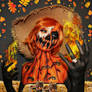 Pumpkin Scarecrow - Bodypaint