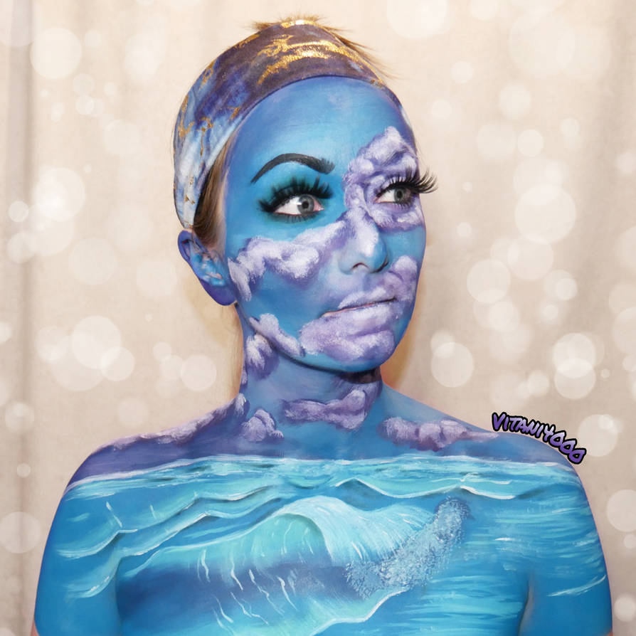 Melting Point by annajordanart on deviantART  White face paint, Fantasy  makeup, Creative makeup