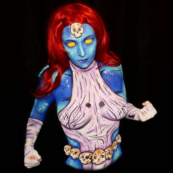 Comic book Mystique - Bodypaint