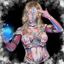 Emma Frost - Bodypaint