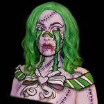 Stitched up Monster girl - Bodypaint by Vitani4000