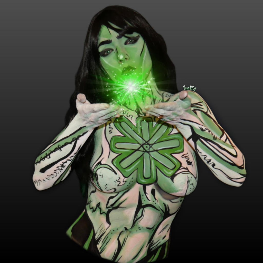 Jade Green Lantern - Bodypaint 3/7