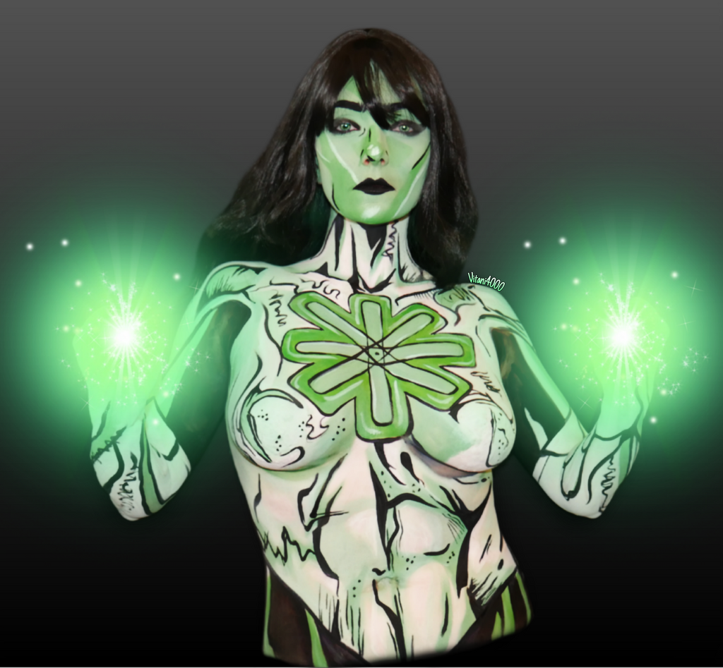 Jade Green Lantern - Bodypaint 6/7