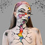 Rainbow cracks - Bodypaint