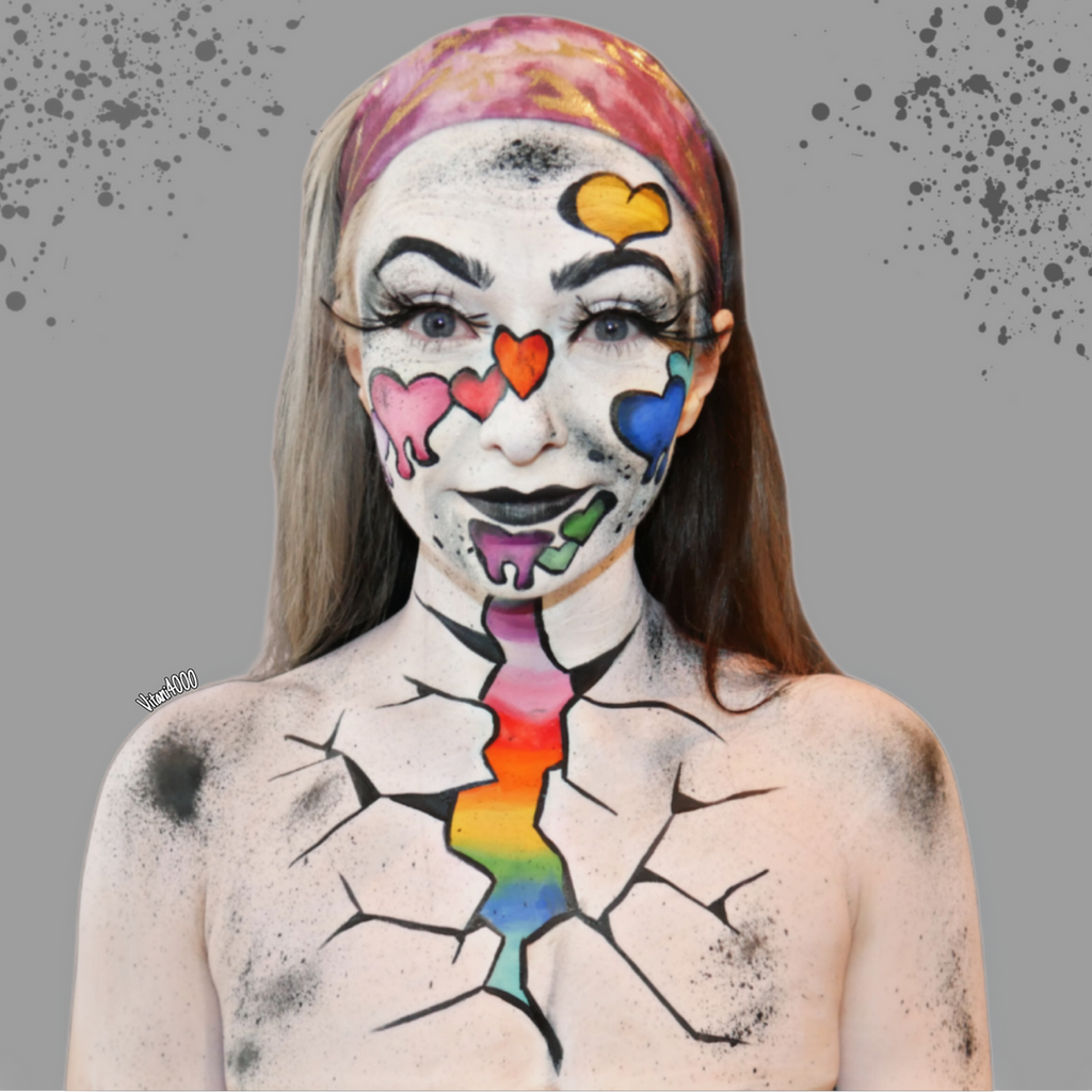 My rainbow light - Bodypaint