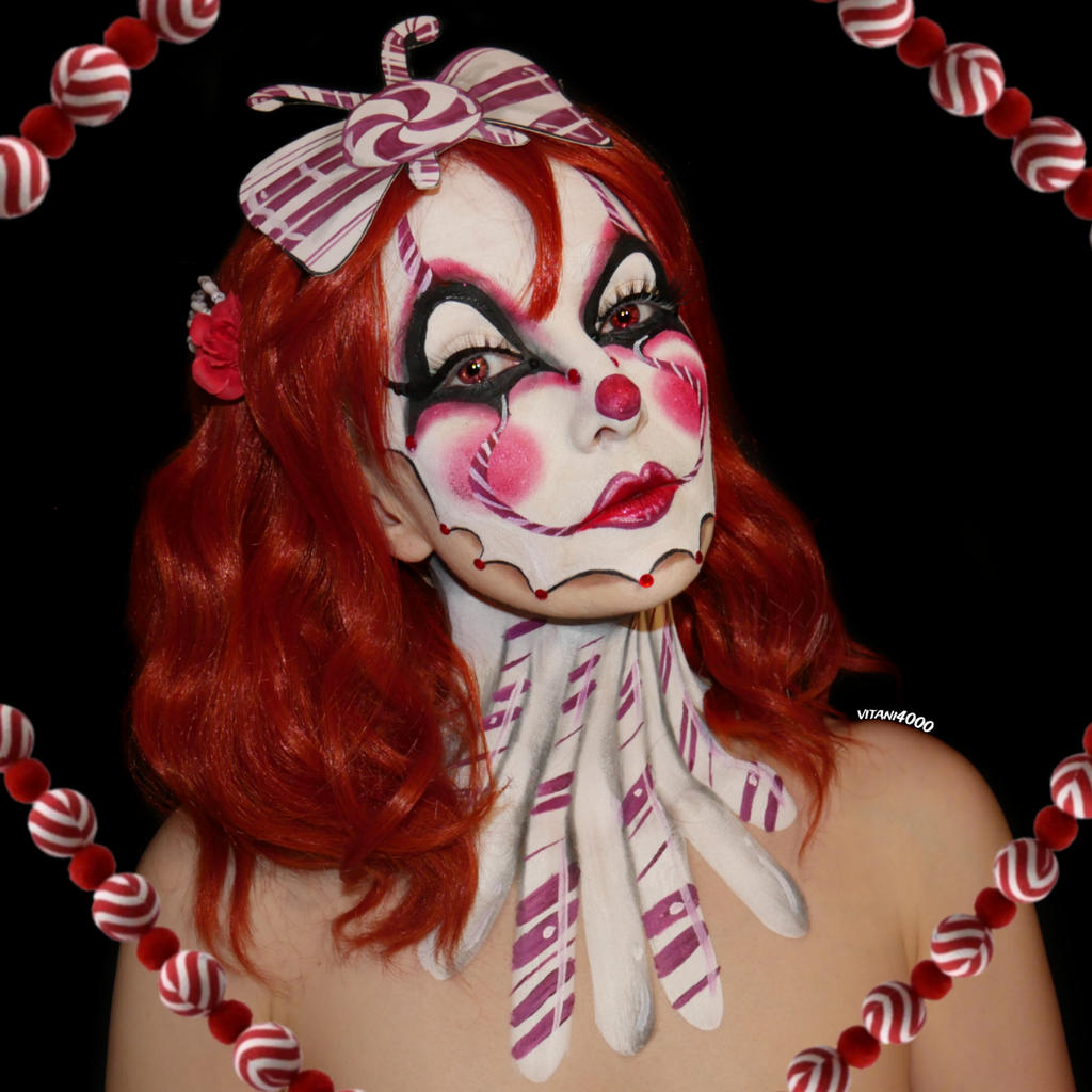 Christmas Clown - Bodypaint