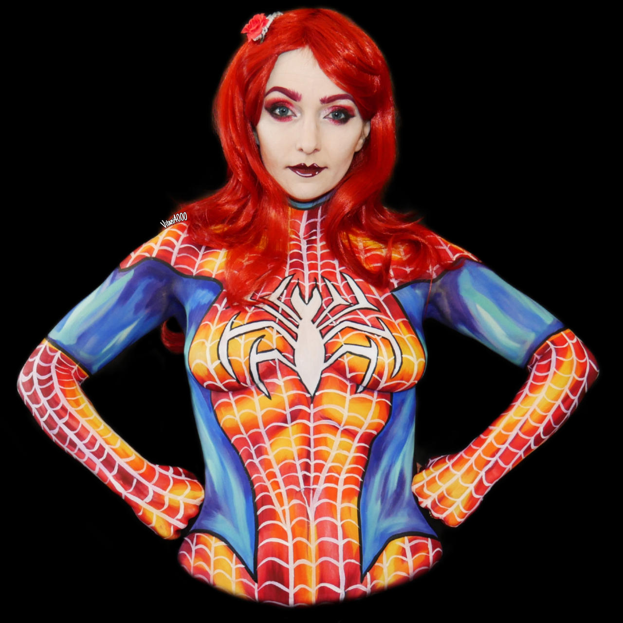 Spider-MaryJane - Bodypaint 3/5