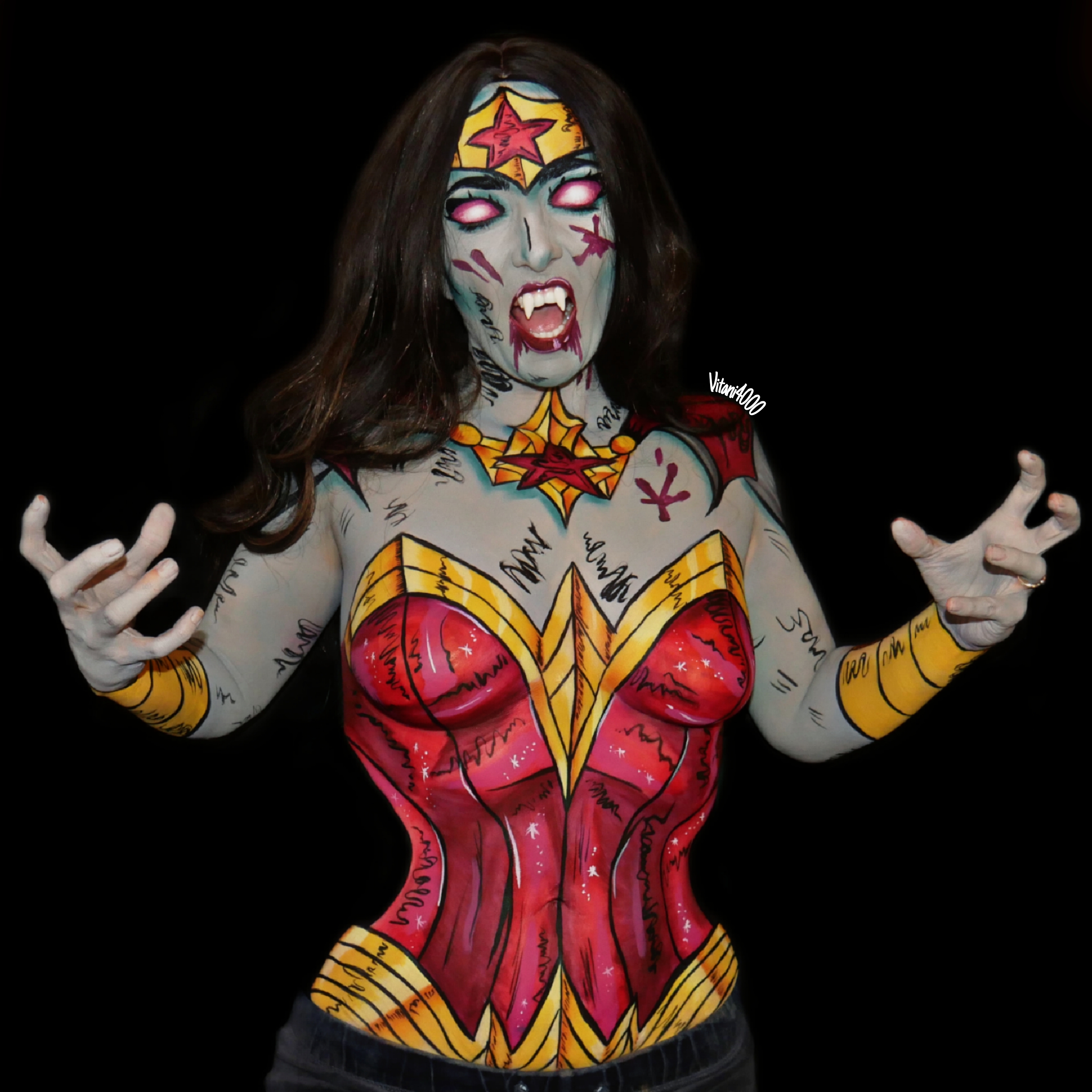 Vampire Wonder Woman - Bodypaint 2/5