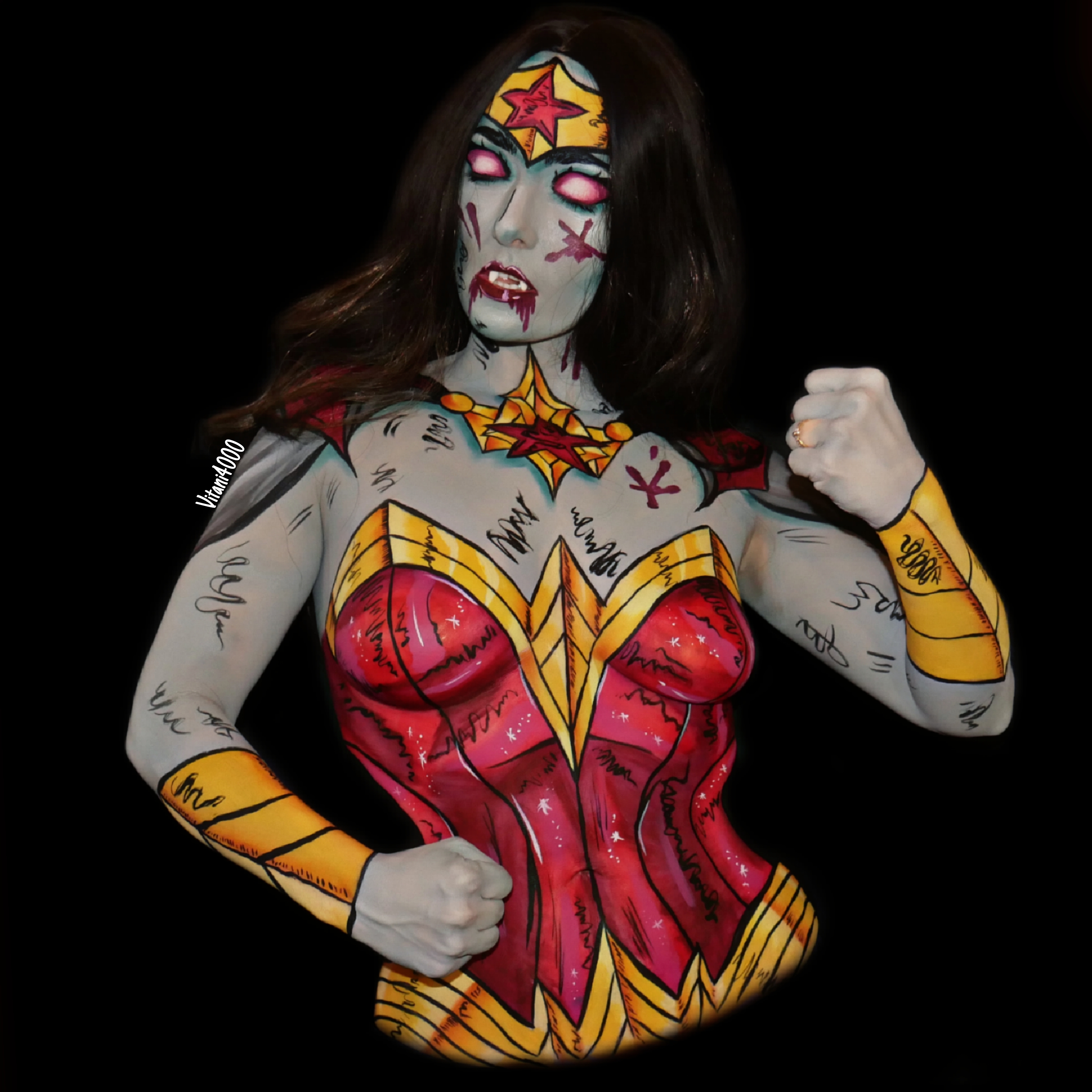 Vampire Wonder Woman - Bodypaint 5/5