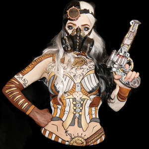Steampunk lady - Bodypaint 6/8