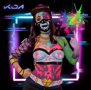 KDA Akali Bodypaint 1/8