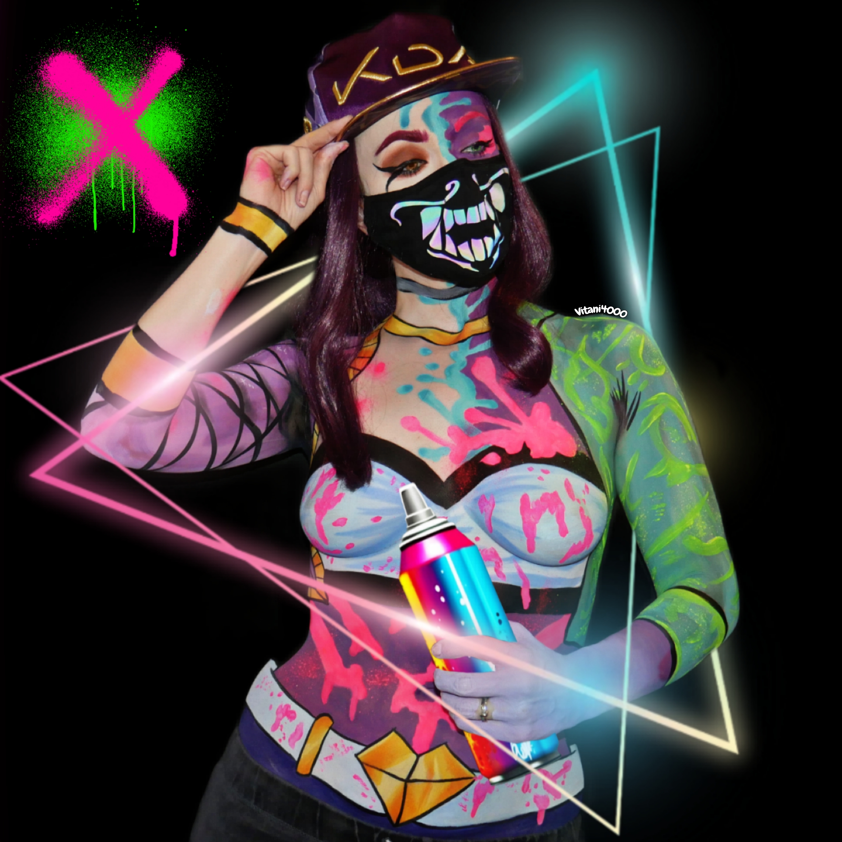 KDA Akali Bodypaint 3/8