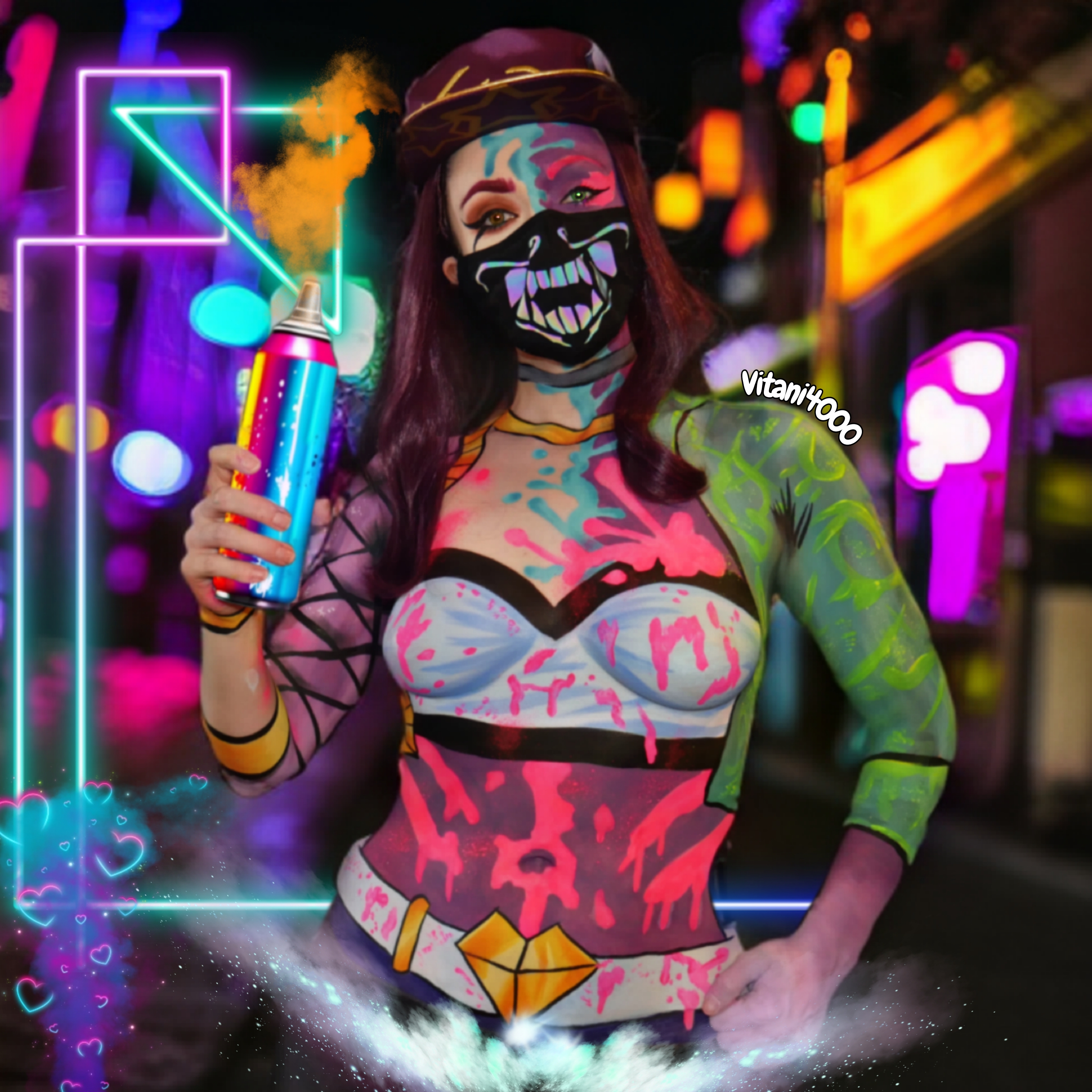 KDA Akali Bodypaint 5/8