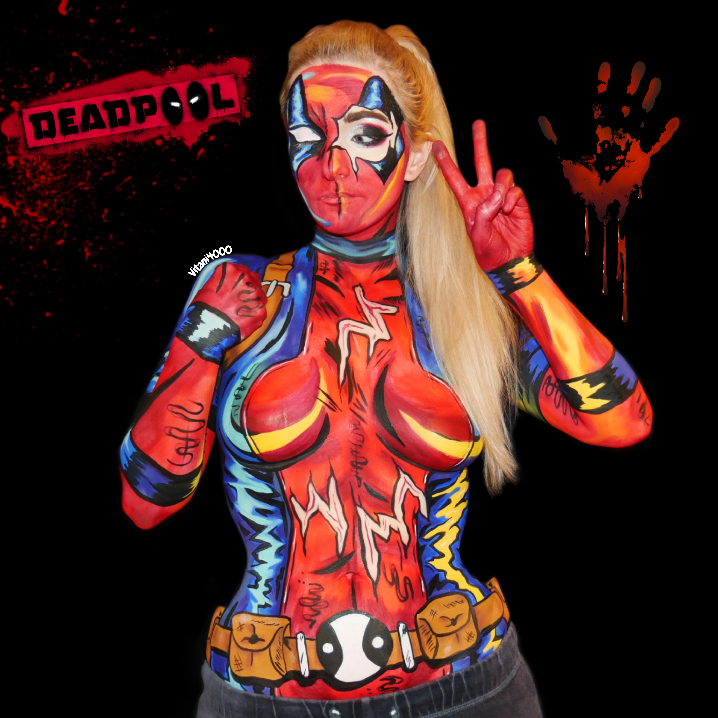 Lady Deadpool - Bodypaint 5/7