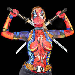 Lady Deadpool - Bodypaint 7/7