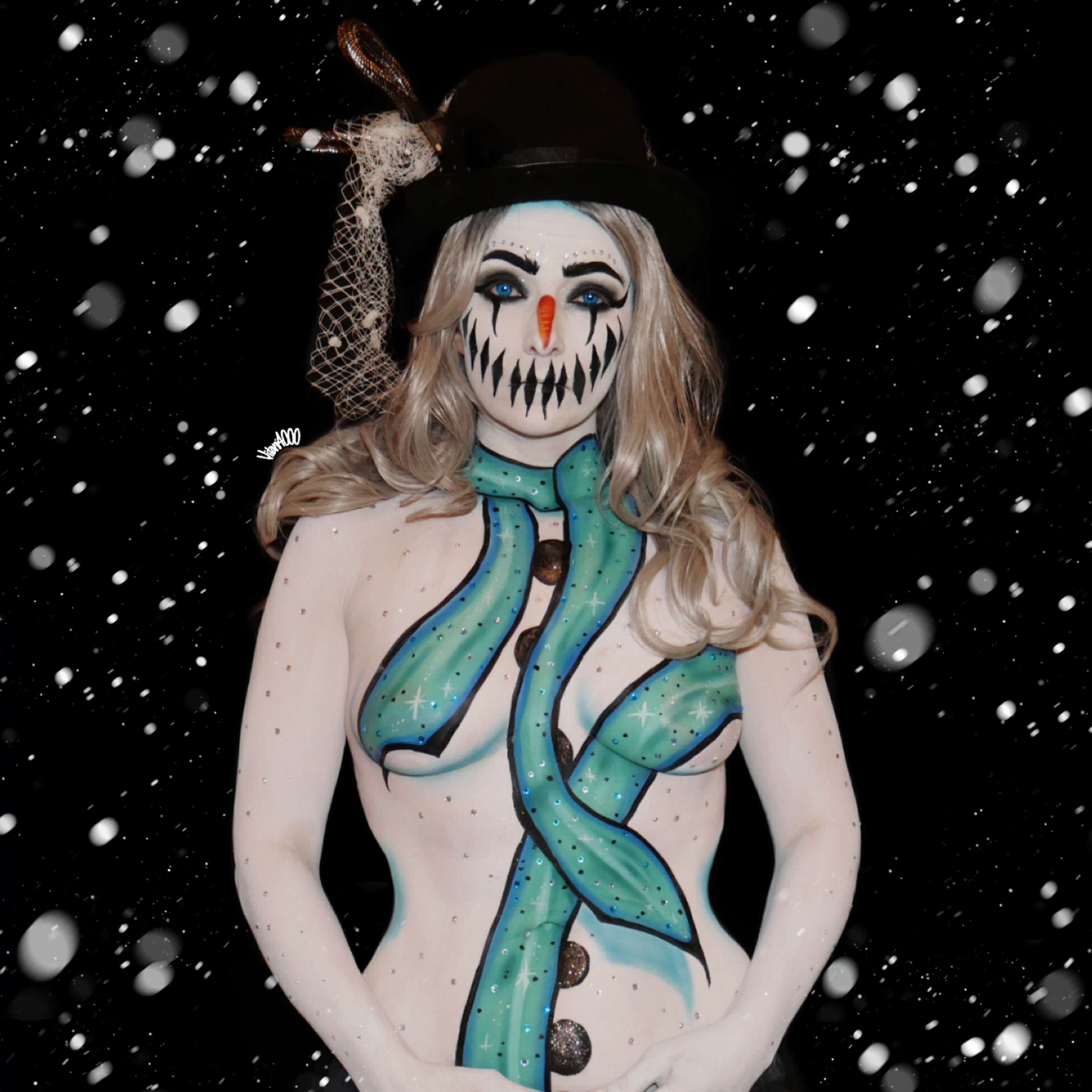 Snowlady - Bodypaint 3/5