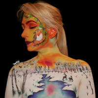 Winter Landscape - Bodypaint 1/2