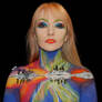 Northern lights reflection - Bodypaint 2/2